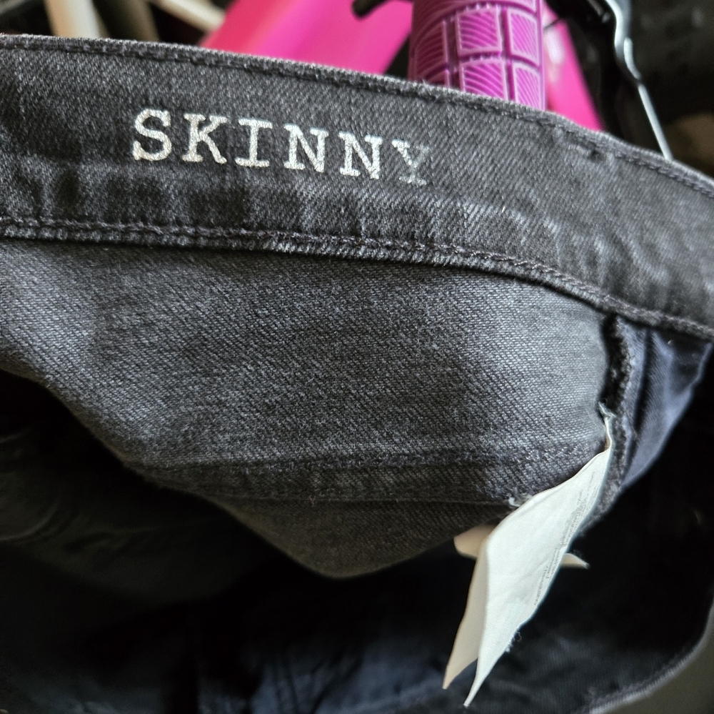 Madewell Skinny Jeans 100% Cotton Distressed Rigid Denim Waist 32 - Picture 12 of 12
